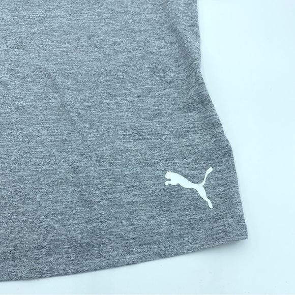 Puma Cropped T-shirt Phantom Gray- Medium - Picture 3 of 9